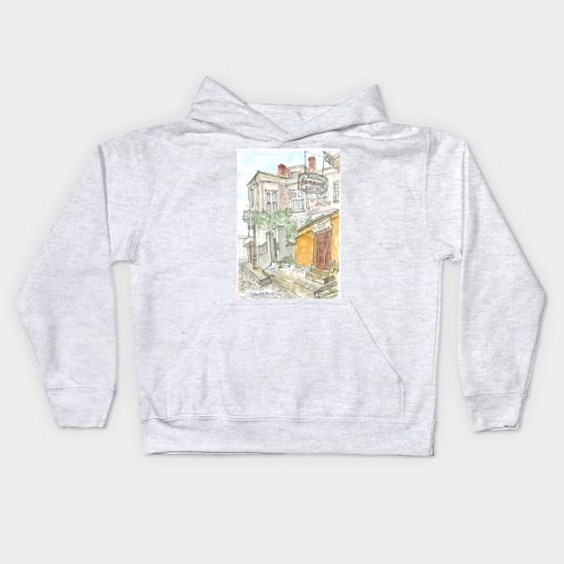 Plovdiv, Bulgaria Kids Hoodie by JuliaArtPaint